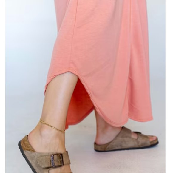Three Bird Nest Perfect Round hem Bralette Maxi Dress - size M NWT - Picture 6 of 9